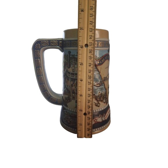 Miller High Life 1989 River Steamer Beer Stein Great American Achievements Serie - Picture 8 of 10